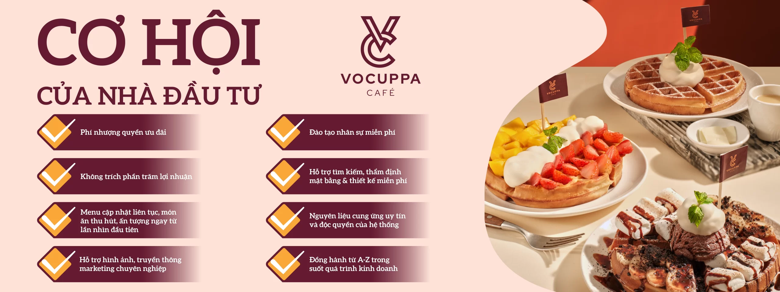 KINH DOANH NHƯỢNG QUYỀN VOCUPPA CAFÉ – ĐỐI TÁC ĐỒNG HÀNH LÝ TƯỞNG