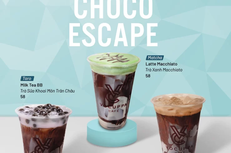 “THE CHOCO ESCAPE” chính thức cập bến Vocuppa!