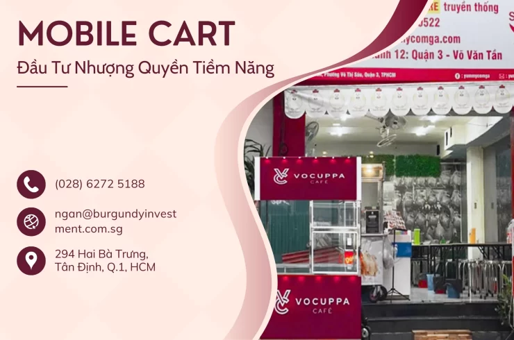 Đầu Tư Nhượng Quyền Tiềm Năng – Mô Hình Vocuppa Mobile Cart