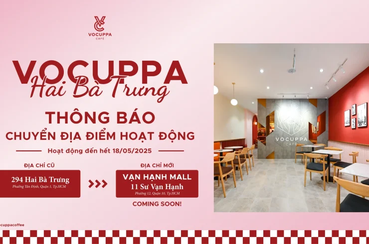 THÔNG BÁO CHUYỂN ĐỊA ĐIỂM HOẠT ĐỘNG – VOCUPPA HAI BÀ TRƯNG