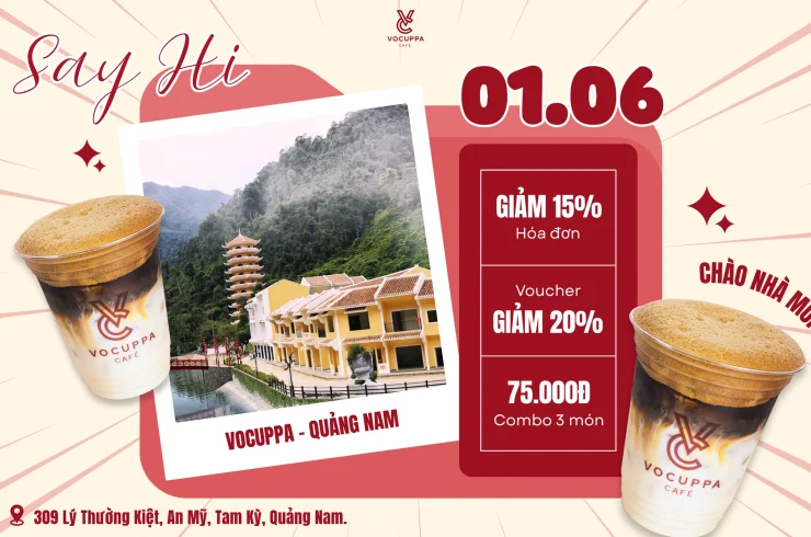 Vocuppa Đổ Bộ Quảng Nam – Ready Chill từ 01.06